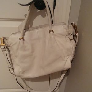 Elliet Lucca cream leather handbag